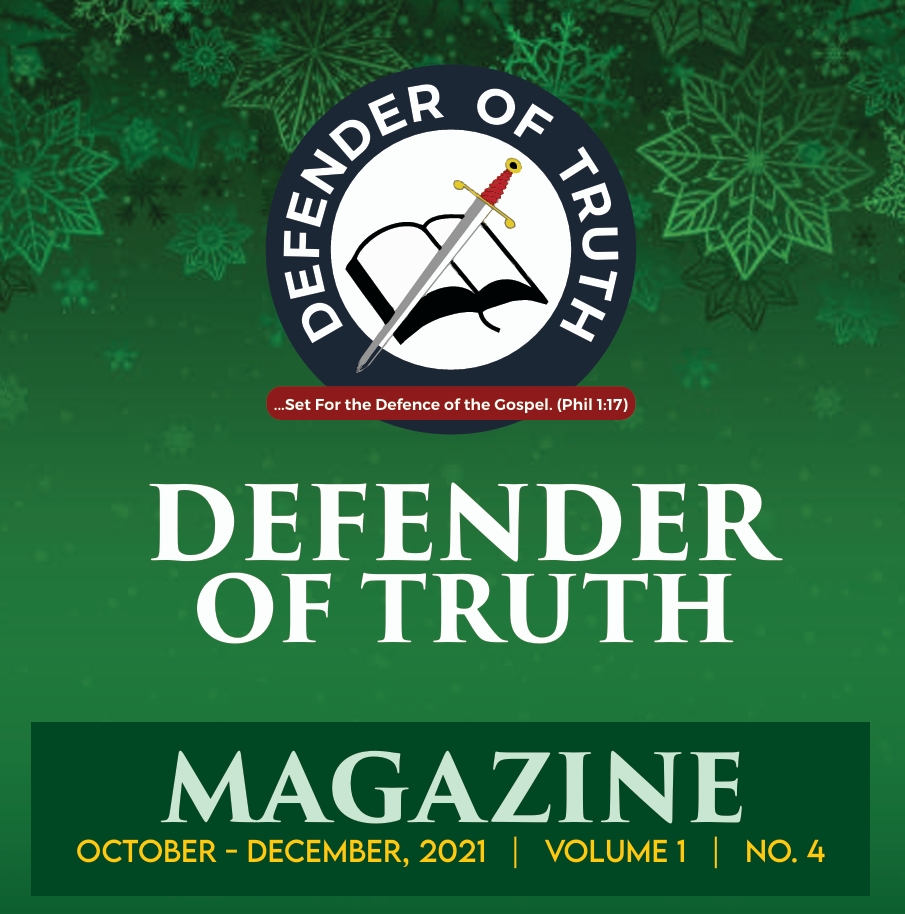 Defender Of Truth Vol.1 No. 4 Cover