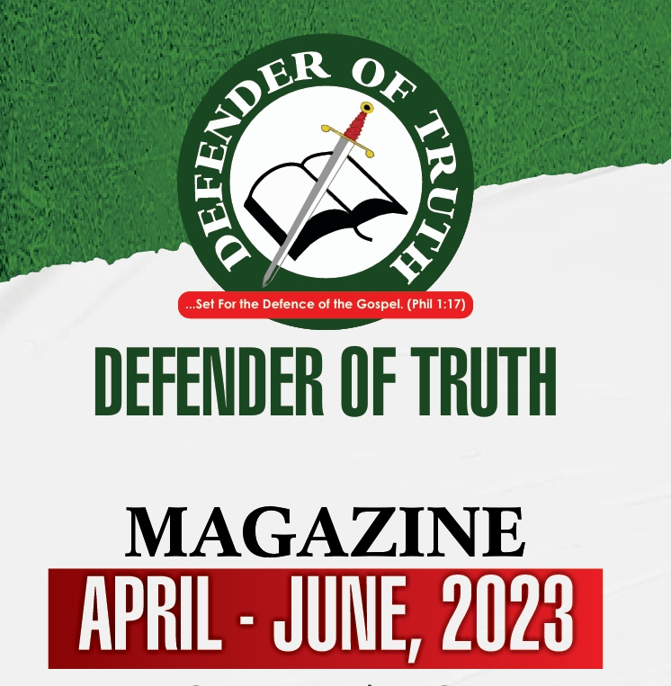 Defender Of Truth Vol.3 No. 2 Cover