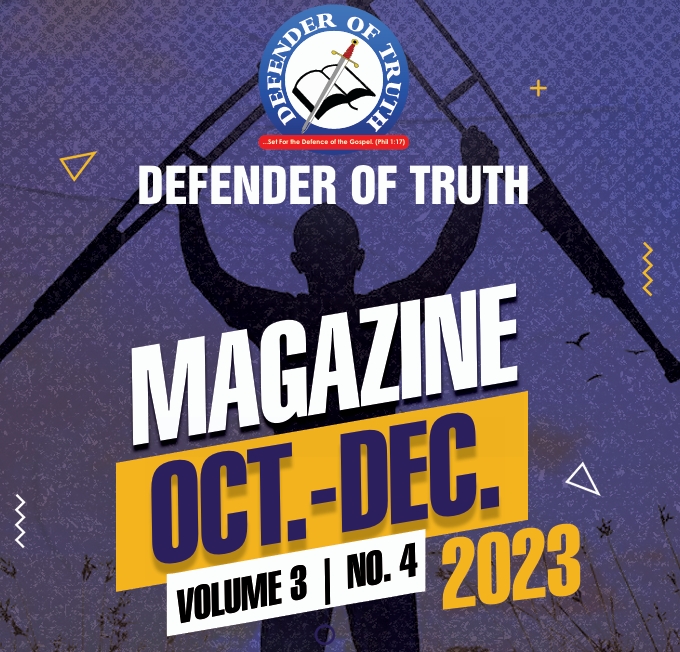 Defender Of Truth Vol.3 No. 4 Cover