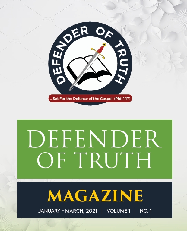 Defender Of Truth Vol.1 No. 1 Cover